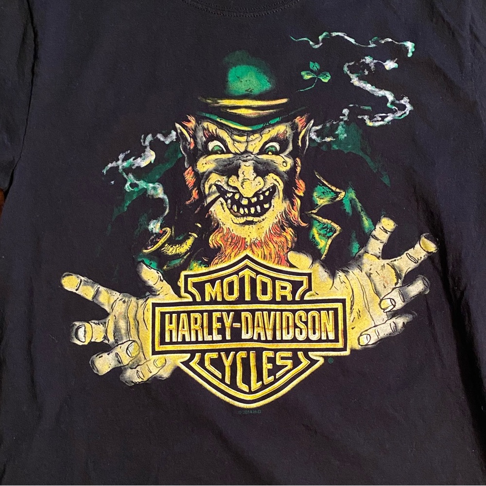 Men’s S Leprechaun Bayside (Virginia) Harley-Davidson Shirt